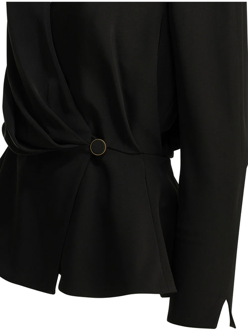 Chloé Casual draped top - Black
