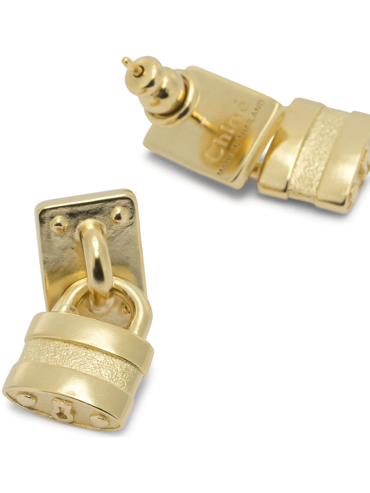 Chloé "Mini Paddington" earrings - Gold
