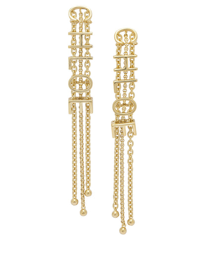 Chloé "Mini Belt" Earrings - Gold
