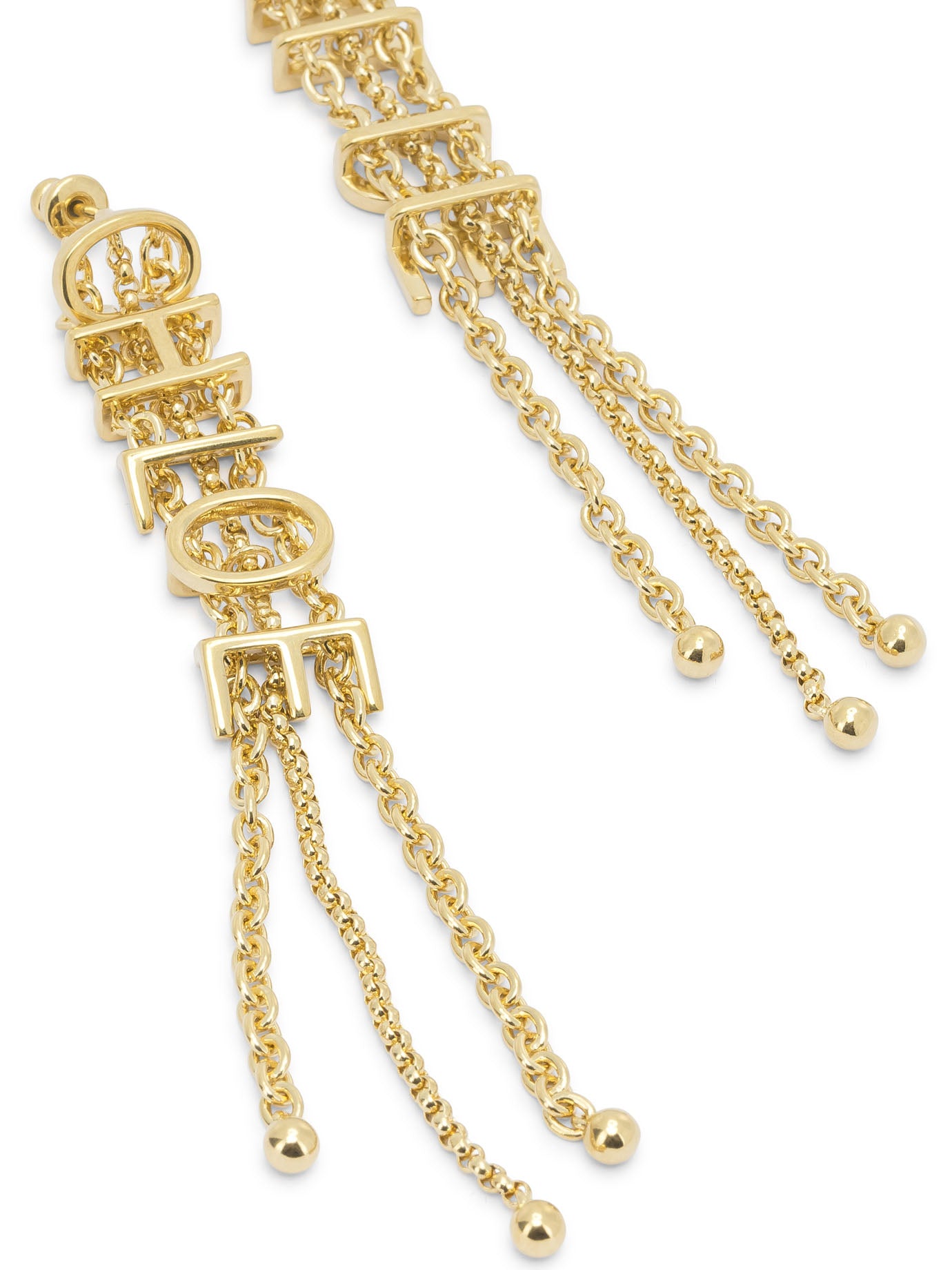 Chloé "Mini Belt" Earrings - Gold