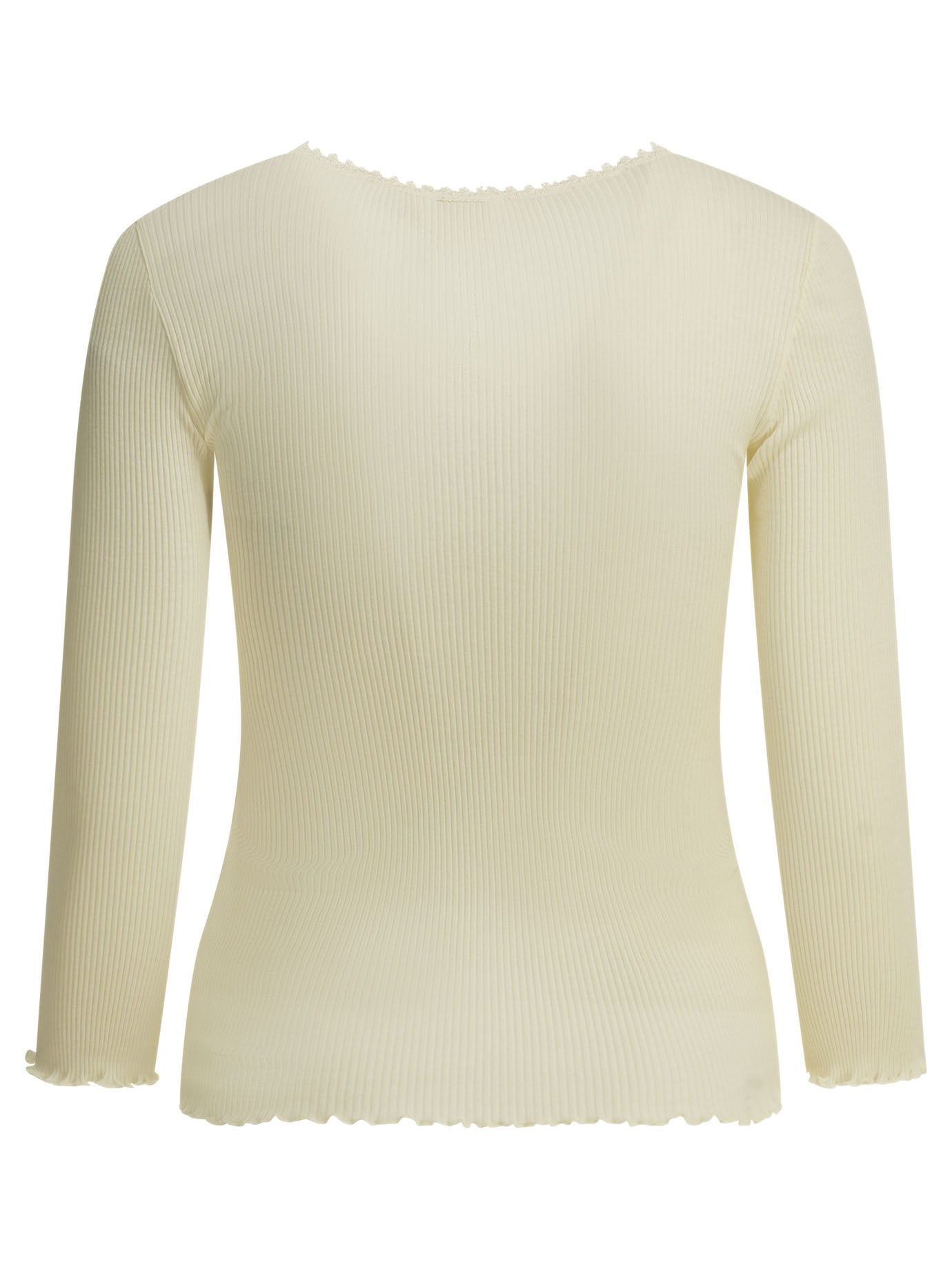 Chloé Fitted top made of cotton and silk jersey - White