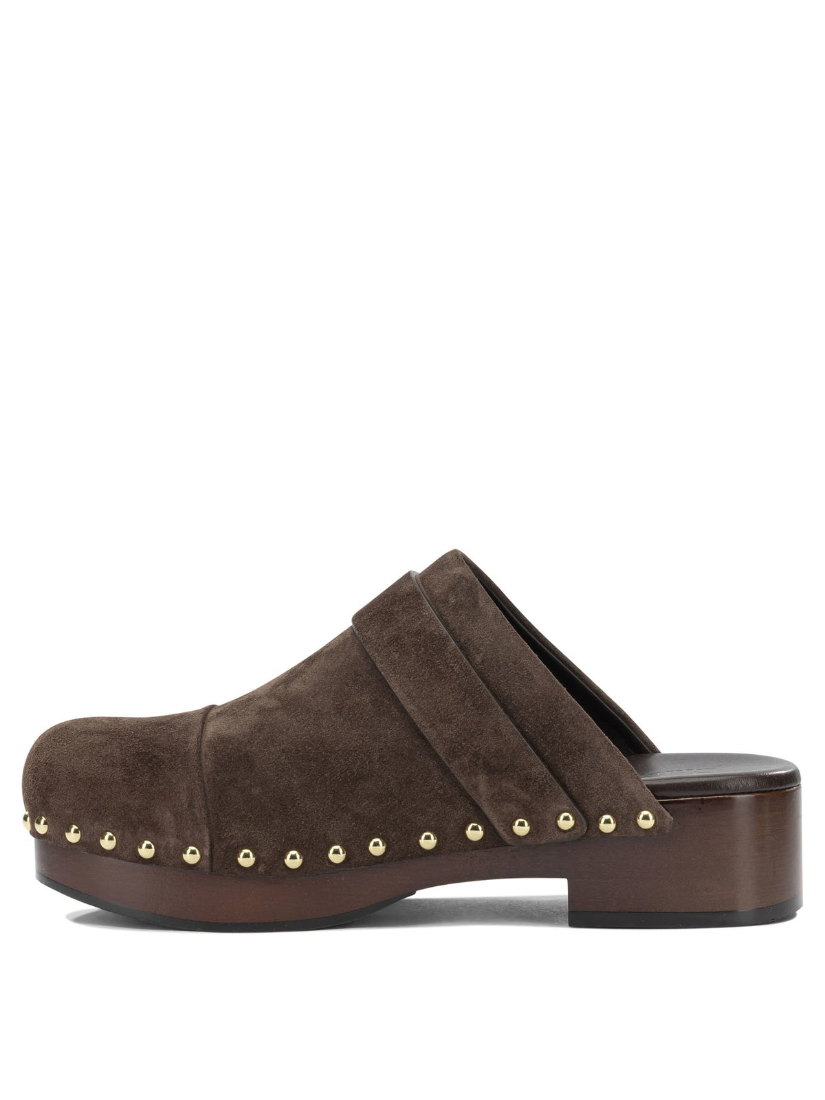 Chloé "Jeannette" Clogs - Brown