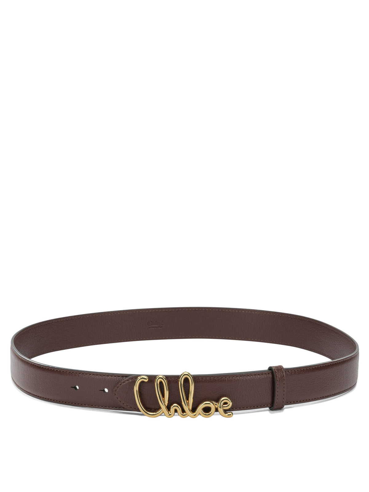 Chloé "Chloé Iconic" Leather Belt - Brown