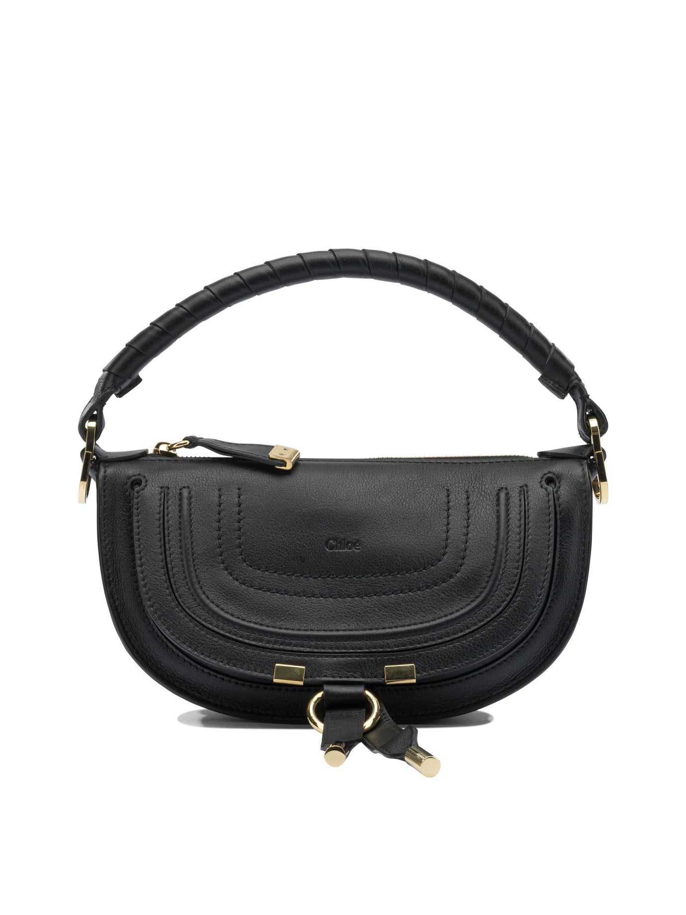 Chloé Small "Marcie" shoulder bag - Black