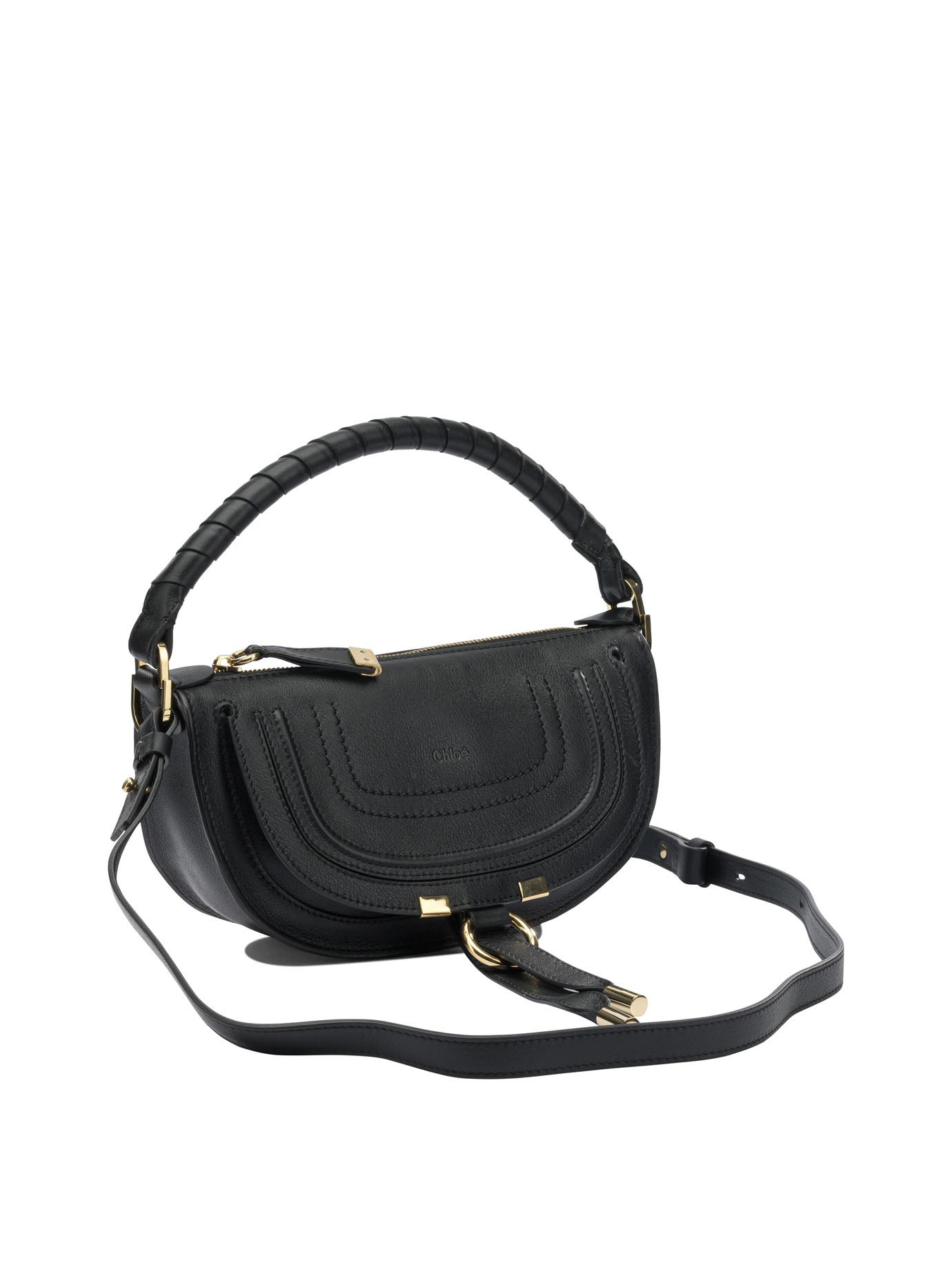 Chloé Small "Marcie" shoulder bag - Black