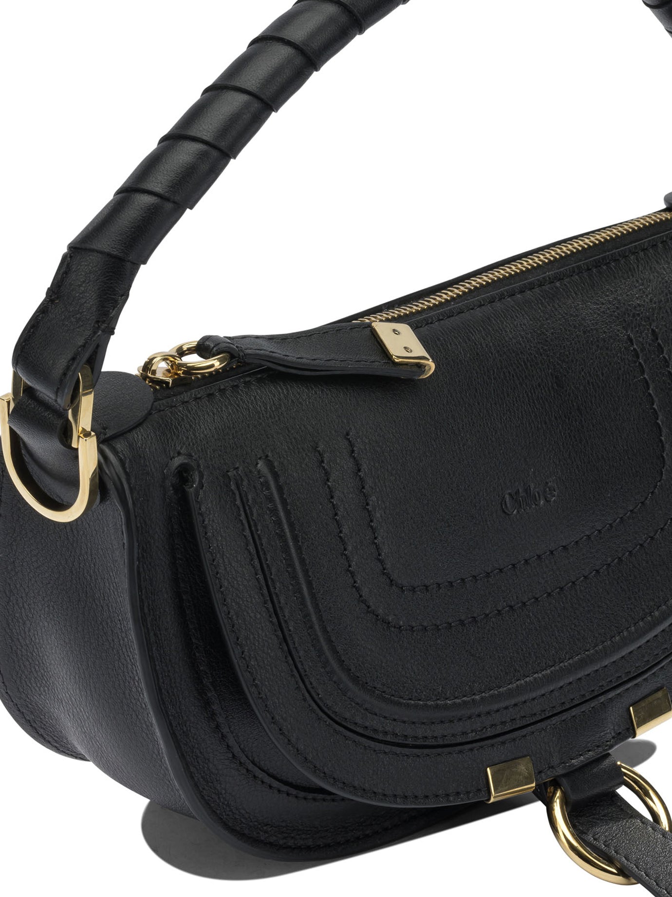 Chloé Small "Marcie" shoulder bag - Black