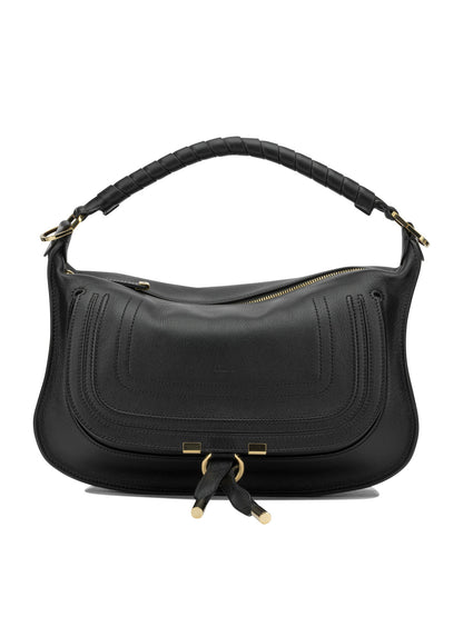 Chloé "Marcie" Medium Shoulder Bag - Black