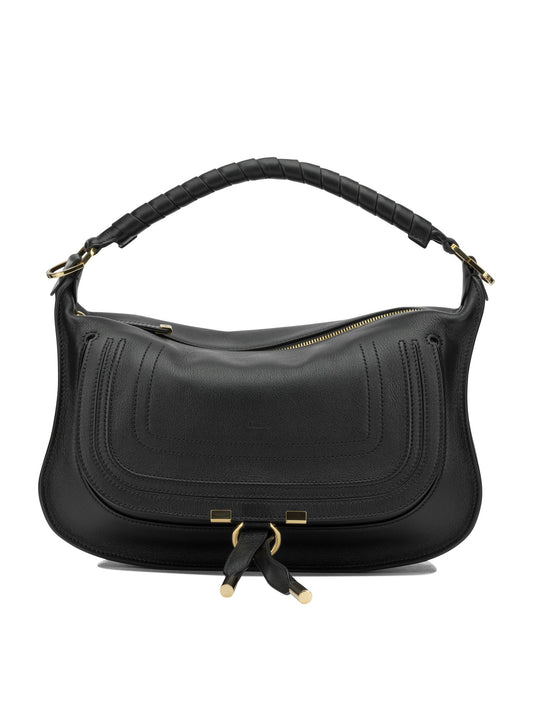 Chloé "Marcie" Medium Shoulder Bag - Black