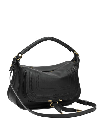 Chloé "Marcie" Medium Shoulder Bag - Black