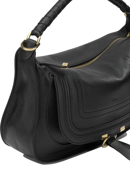 Chloé "Marcie" Medium Shoulder Bag - Black