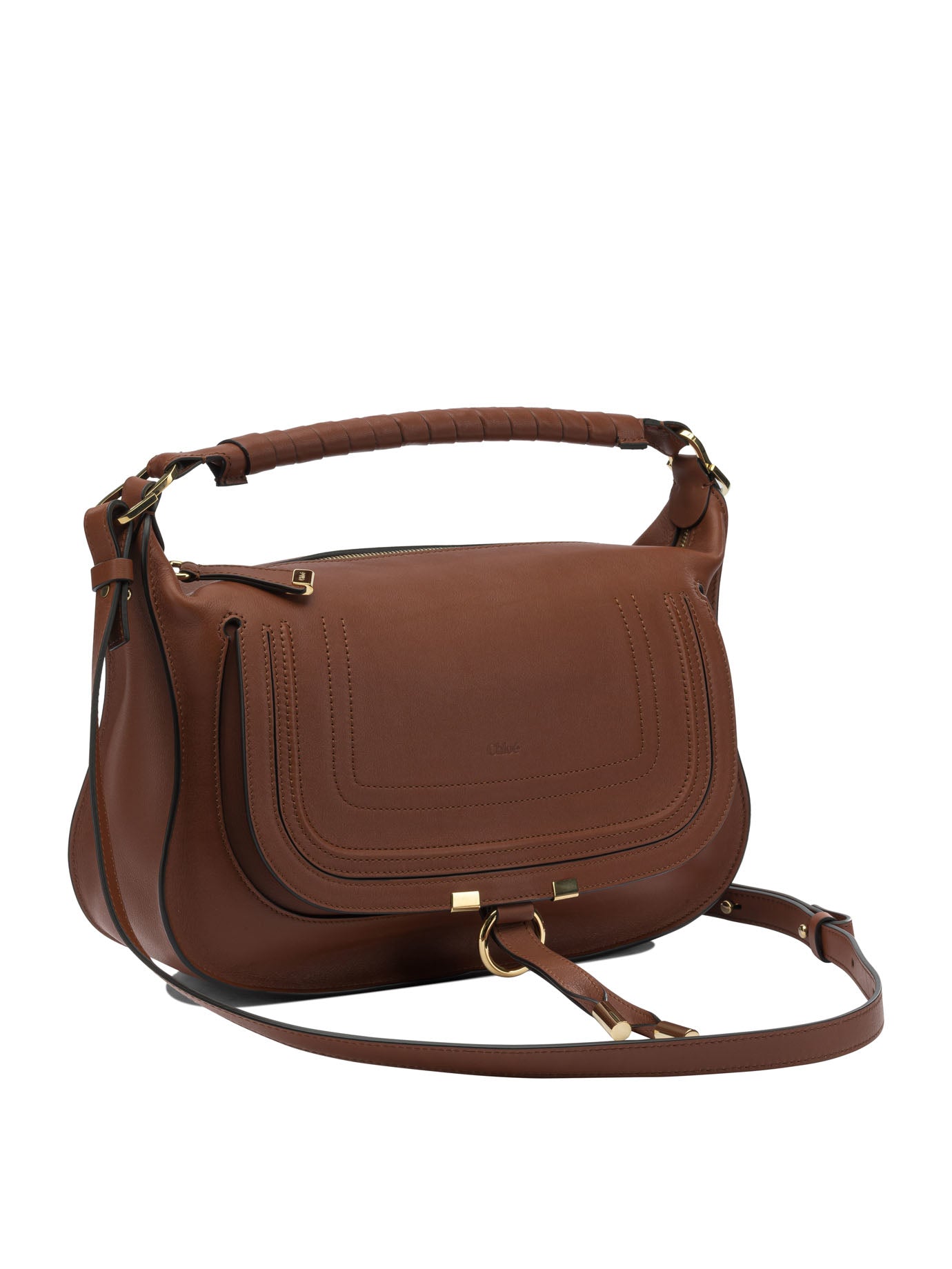 Chloé Medium "Marcie" shoulder bag - Brown