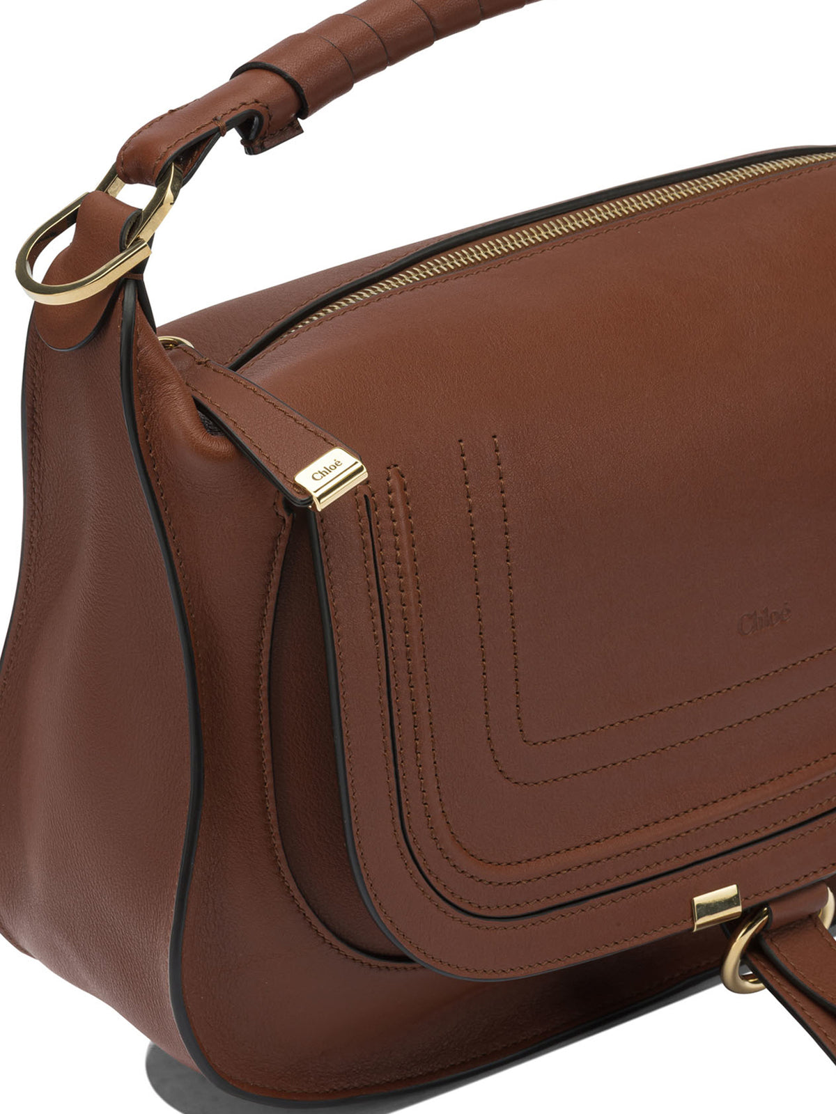 Chloé Medium "Marcie" shoulder bag - Brown