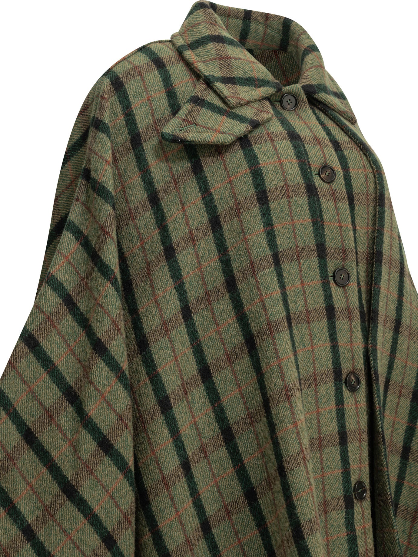 Chloé Wool cape - Green