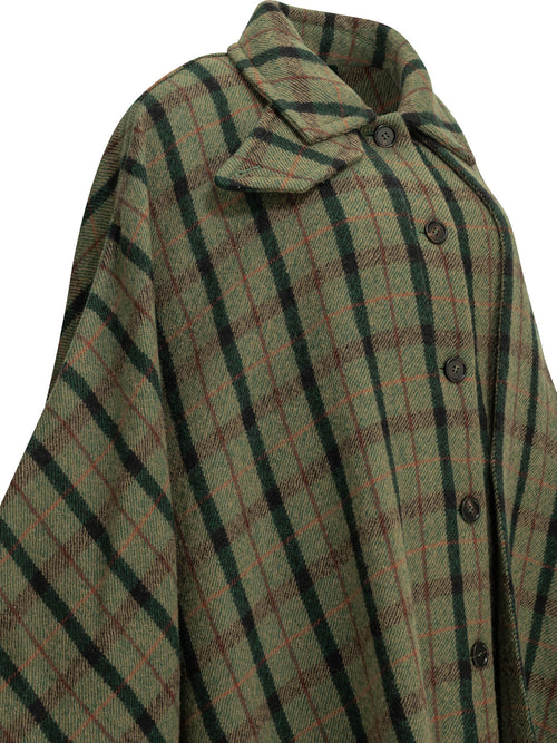 Chloé Wool cape - Green
