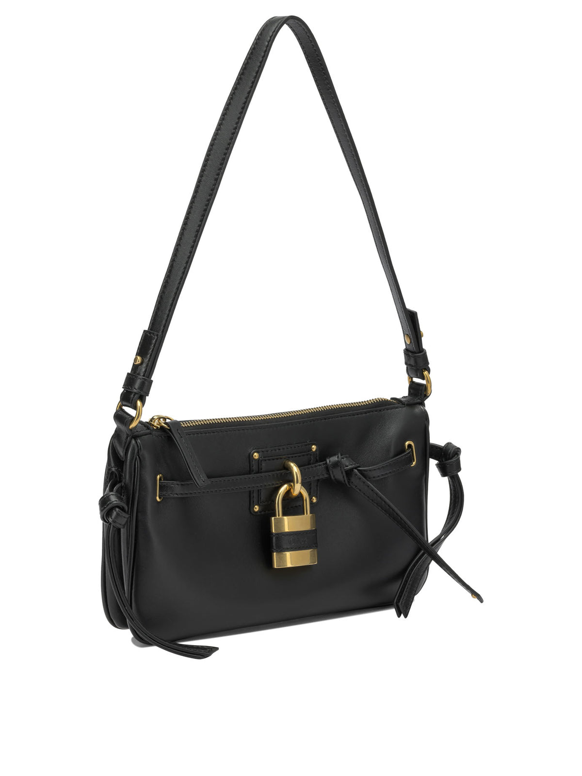 Chloé "Paddington Sling" Small Shoulder Bag - Black