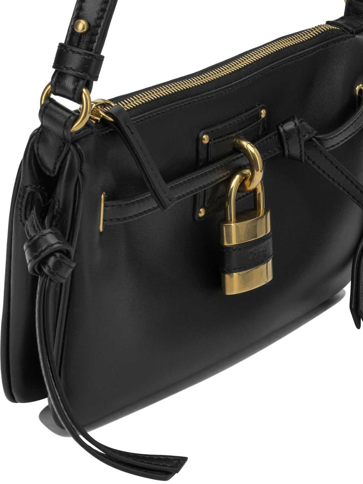 Chloé "Paddington Sling" Small Shoulder Bag - Black