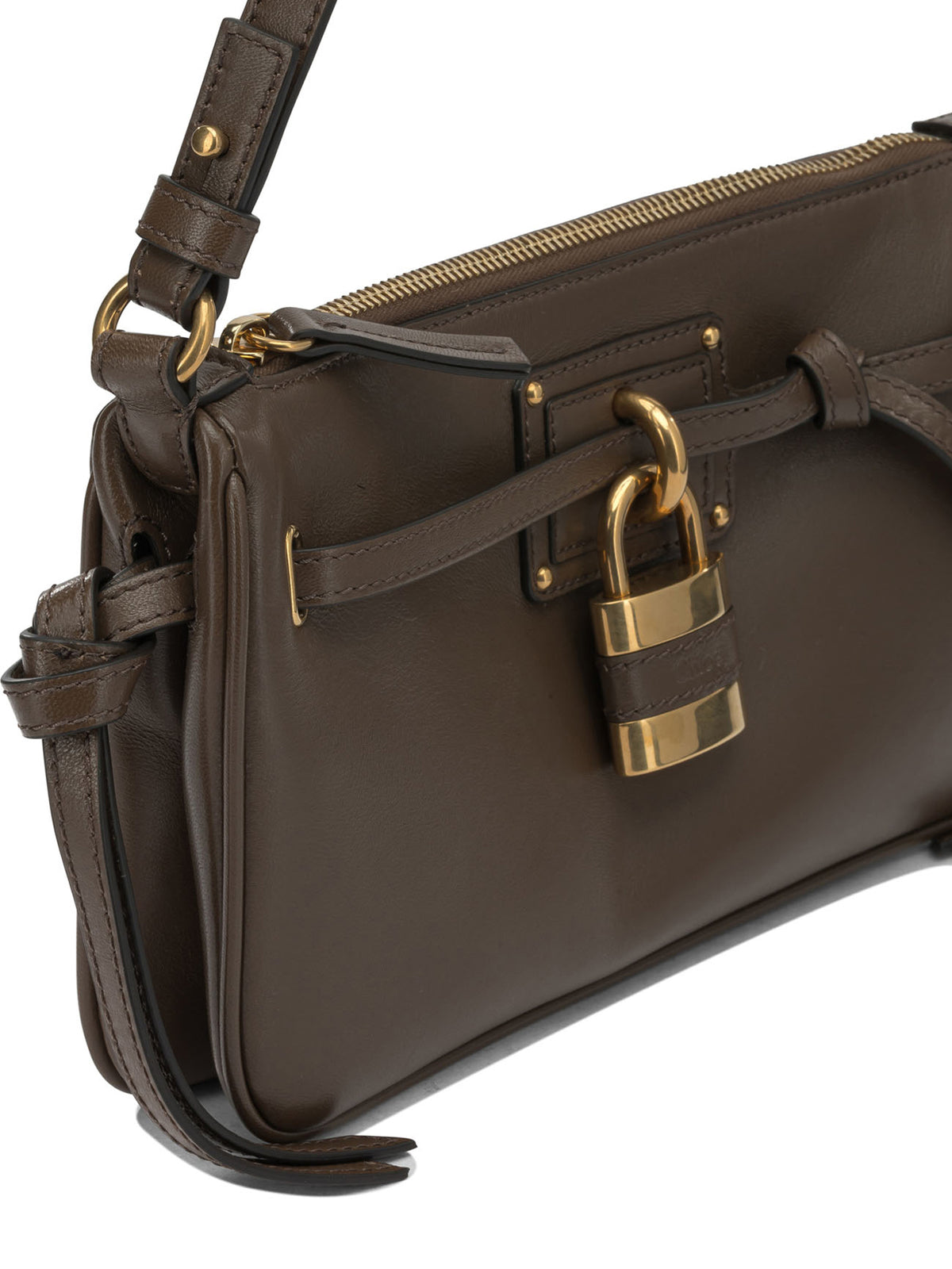 Chloé "Paddington Sling" Small Shoulder Bag - Brown