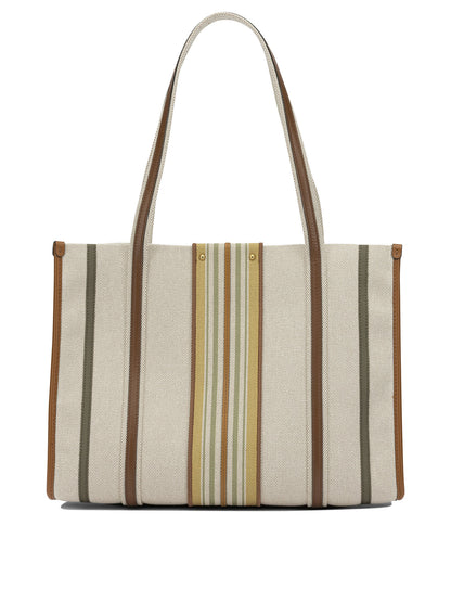 Chloé "Woody Loop" Small Shoulder Bag - Brown