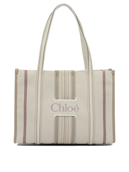 Chloé "Woody Loop" Small Shoulder Bag - Pink