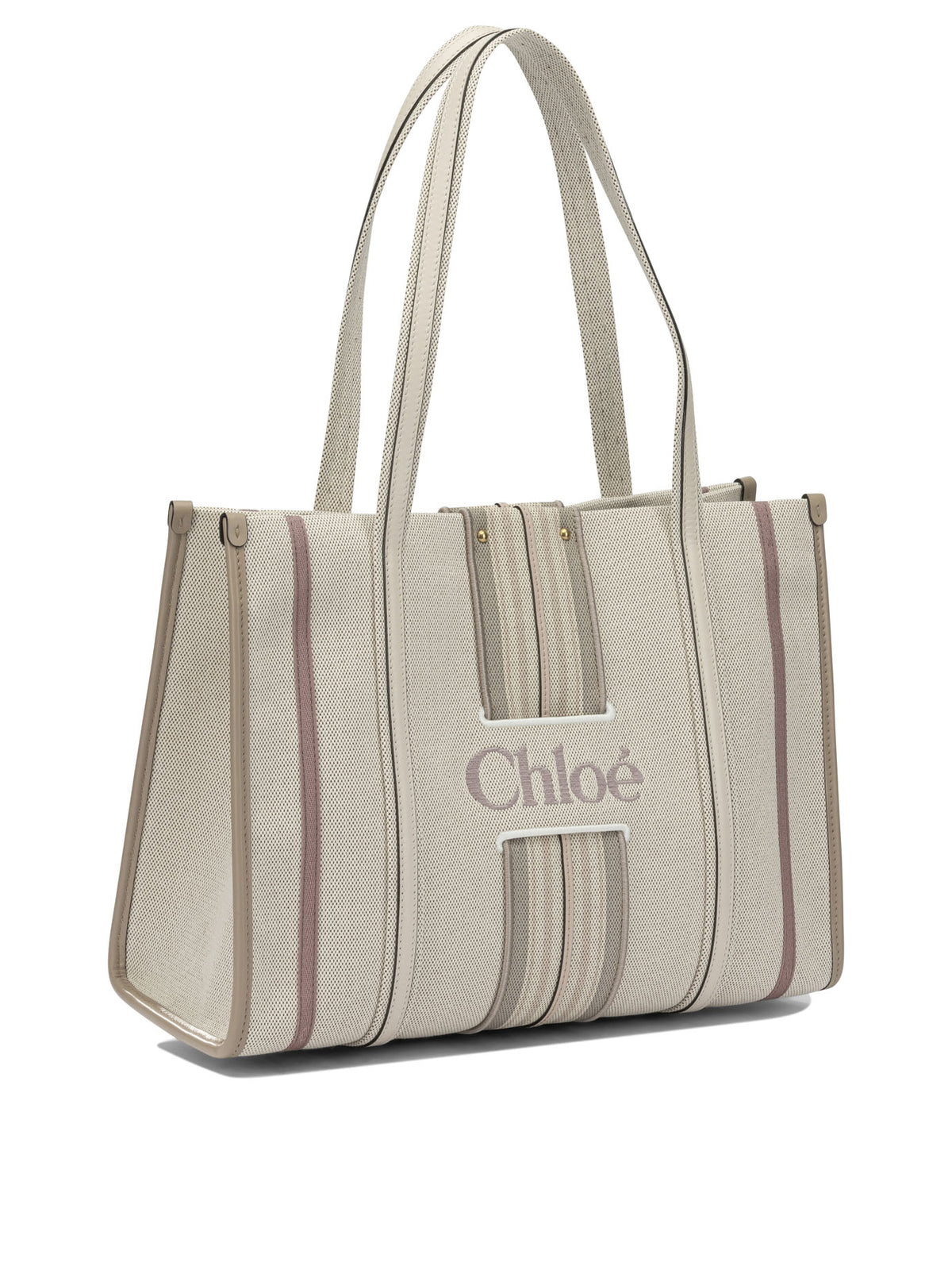 Chloé "Woody Loop" Small Shoulder Bag - Pink