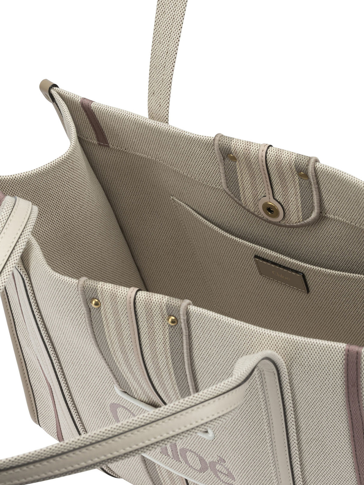 Chloé "Woody Loop" Small Shoulder Bag - Pink