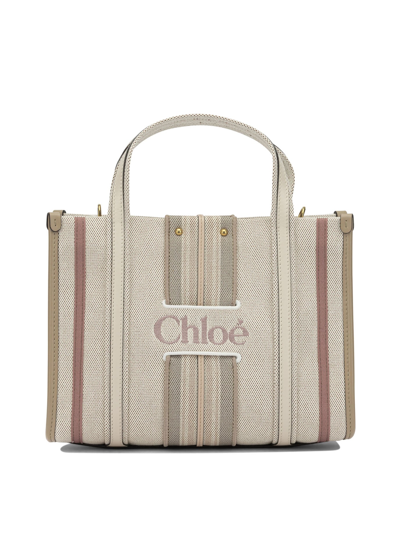 Chloé "Woody Loop" Small Handbag - Pink