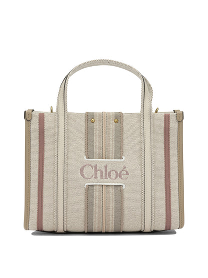 Chloé "Woody Loop" Small Handbag - Pink
