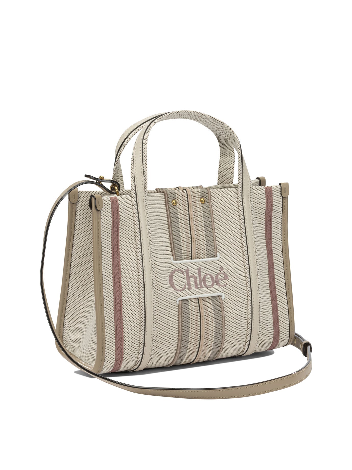 Chloé "Woody Loop" Small Handbag - Pink