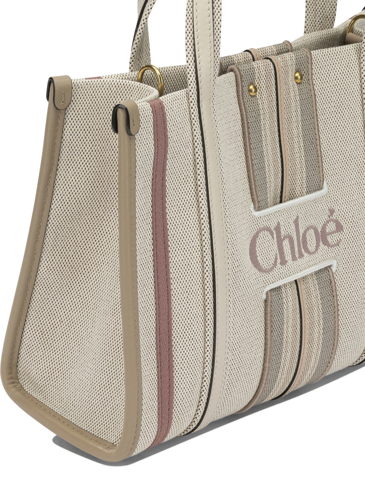 Chloé "Woody Loop" Small Handbag - Pink