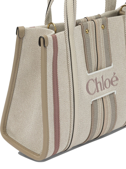 Chloé "Woody Loop" Small Handbag - Pink
