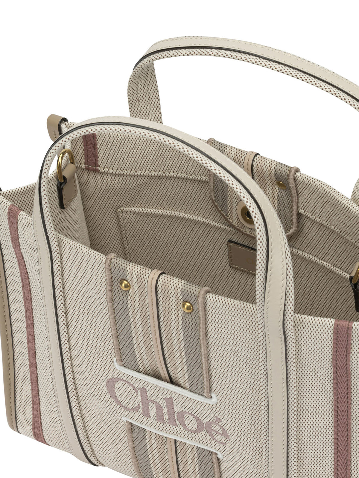 Chloé "Woody Loop" Small Handbag - Pink