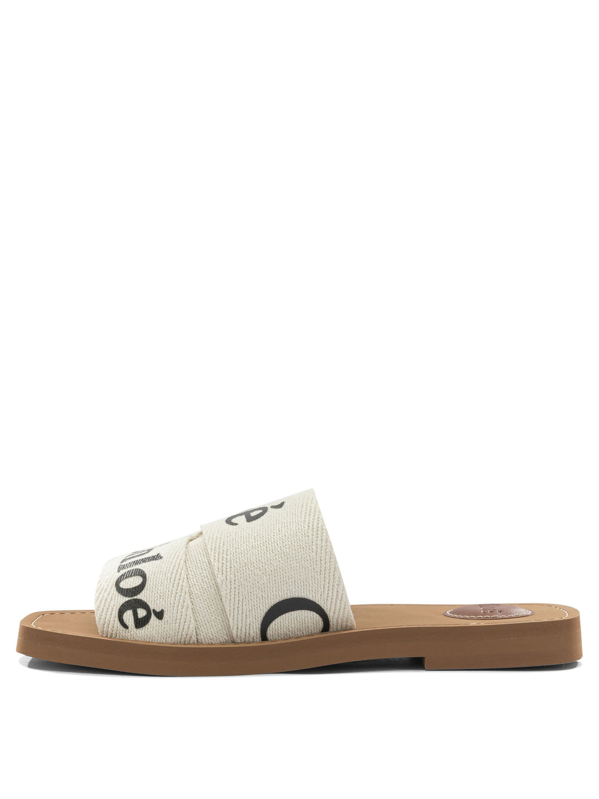 Chloé "Woody" Slides - White