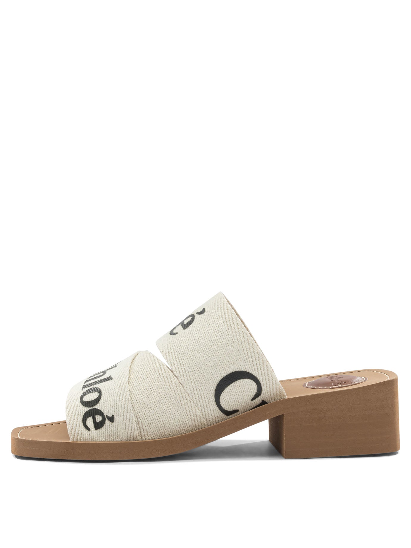 Chloé "Woody" heeled sandals - White