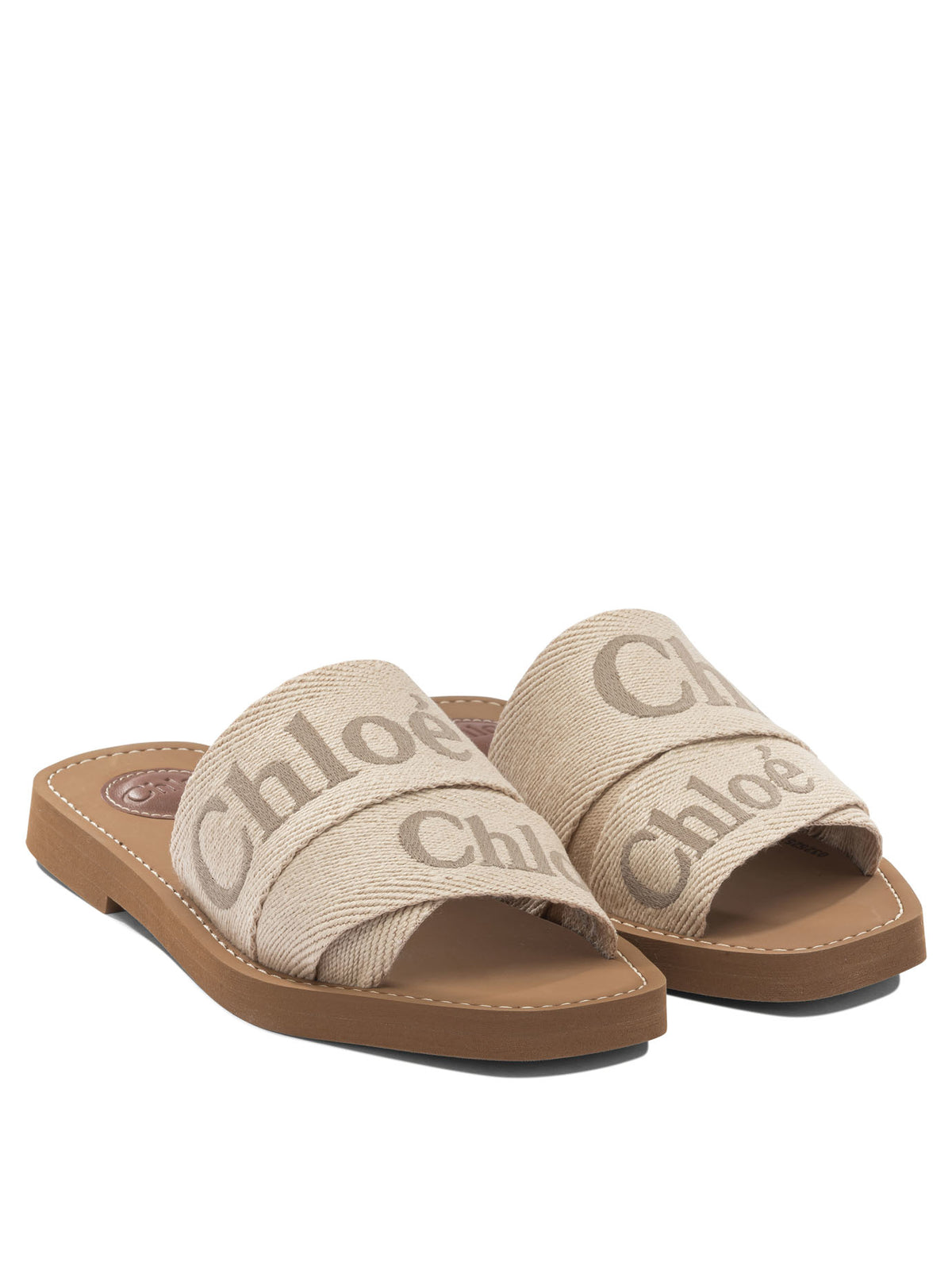 Chloé "Woody" Slide - Beige