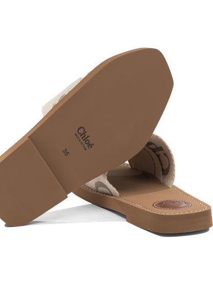 Chloé "Woody" Slide - Beige