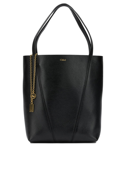 Chloé "Spin" Small shoulder bag - Black