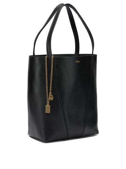 Chloé "Spin" Small shoulder bag - Black