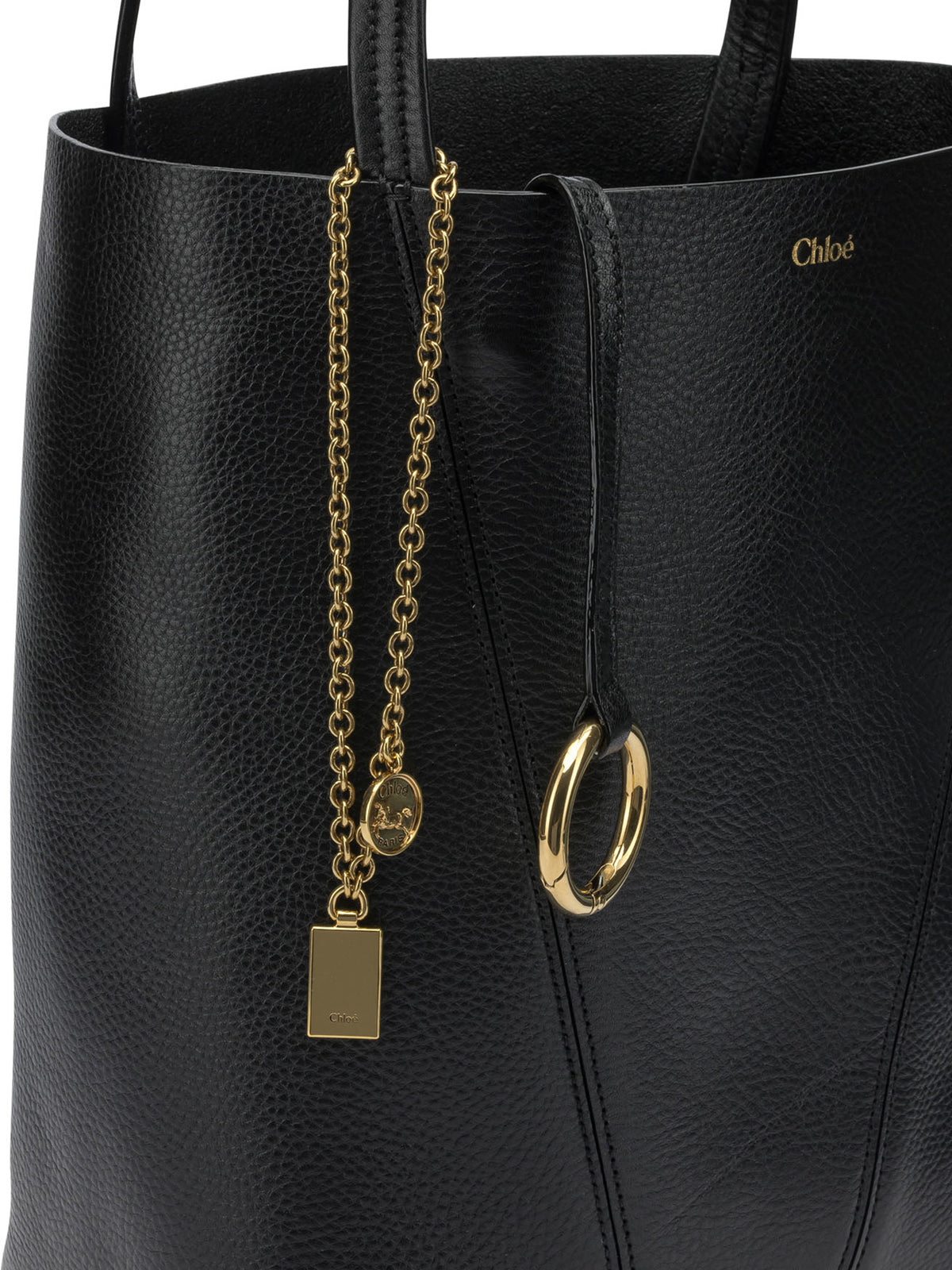 Chloé "Spin" Small shoulder bag - Black