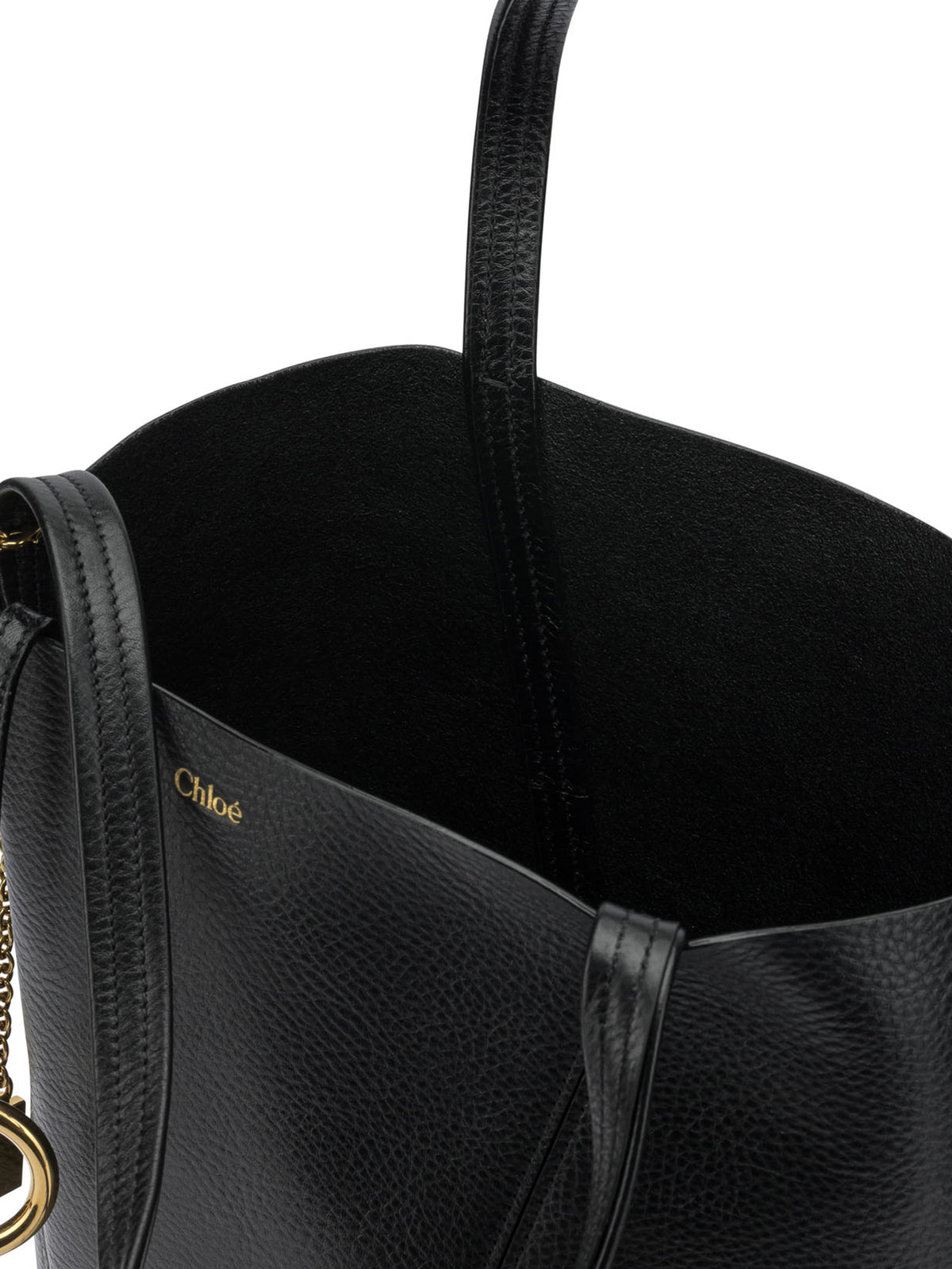 Chloé "Spin" Small shoulder bag - Black