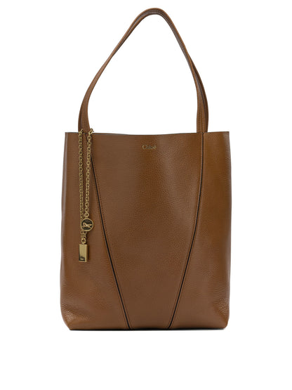 Chloé "Spin" Small shoulder bag - Brown