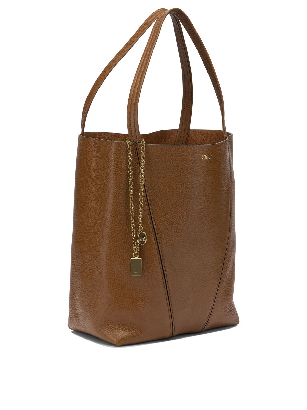 Chloé "Spin" Small shoulder bag - Brown