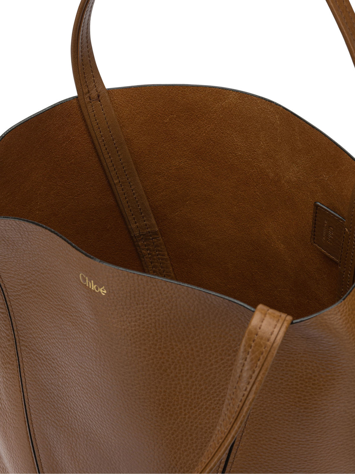 Chloé "Spin" Small shoulder bag - Brown