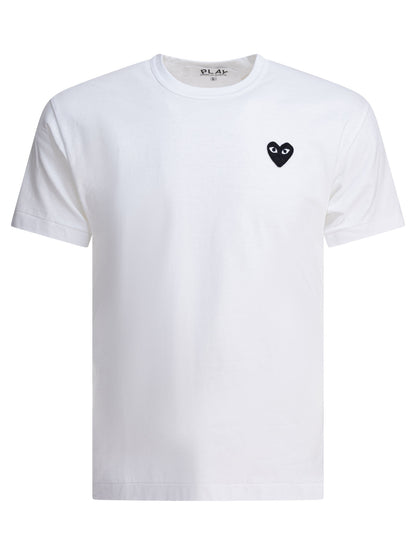 Comme des Garçons PLAY "Black Heart" crewneck T-shirt - White