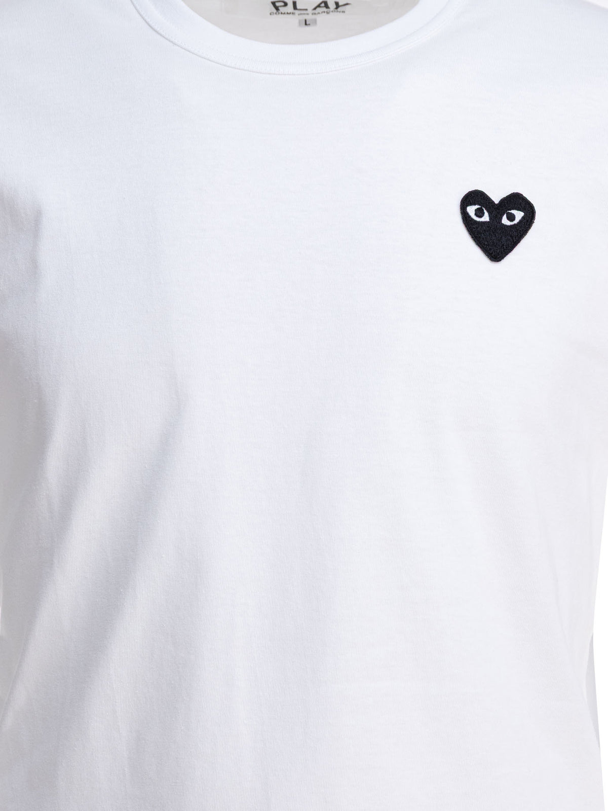Comme des Garçons PLAY "Black Heart" crewneck T-shirt - White