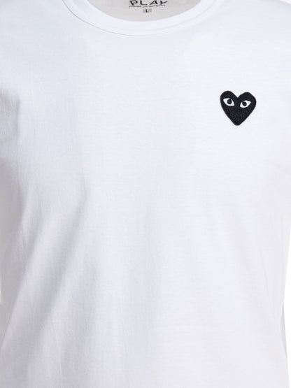 Comme des Garçons PLAY "Black Heart" crewneck T-shirt - White