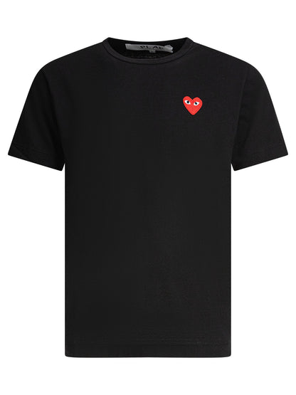 Comme des Garçons PLAY "Red Heart" crewneck T-shirt - Black