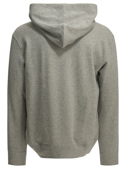 Comme des Garçons PLAY "Red Emblem" Hoodie - Grey