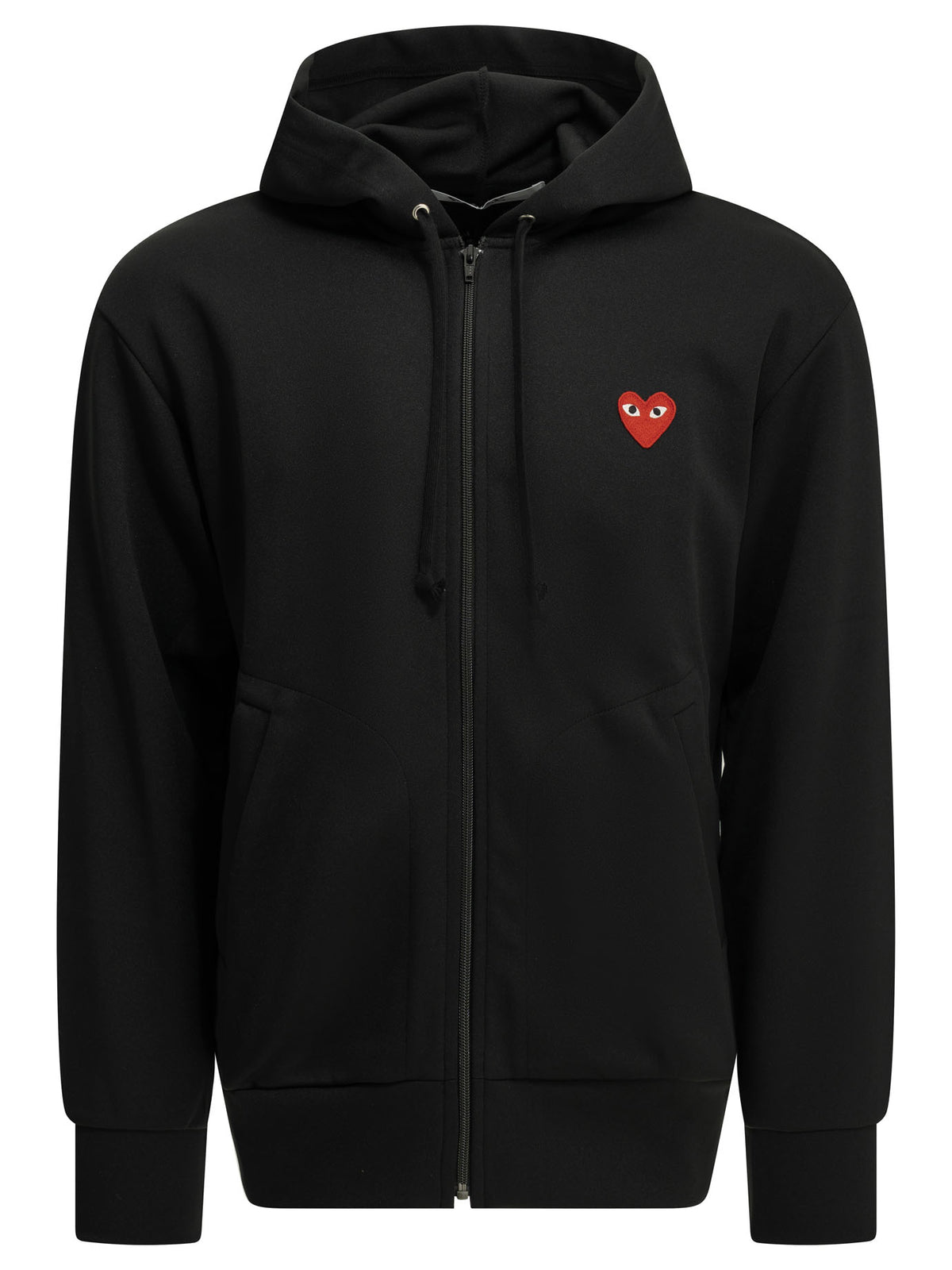 Comme des Garçons PLAY "Red Heart" Hoodie - Black