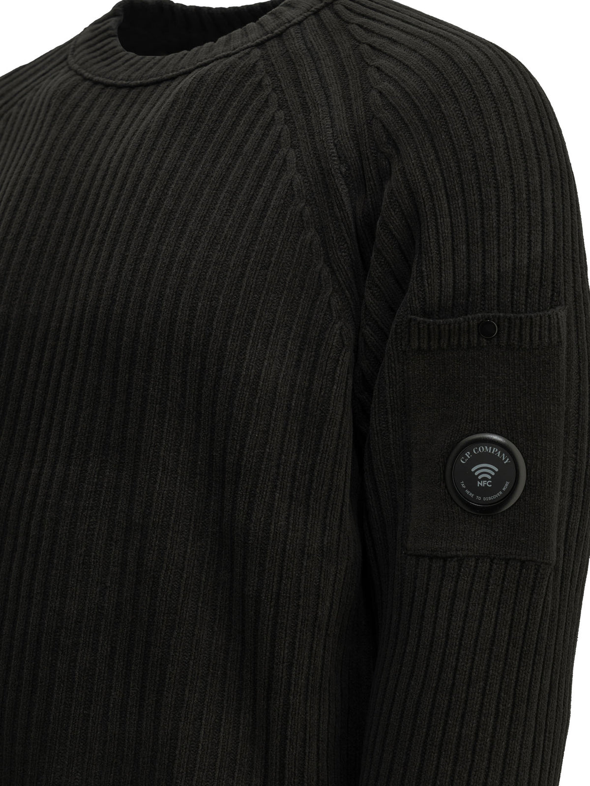 C.P. Company Crewneck sweater with logo - Grey