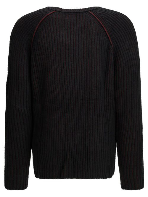 C.P. Company "Lens" Crew-Neck Sweater - Black